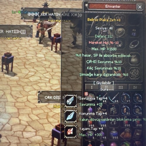  Belirsiz Plaka Zırh +8